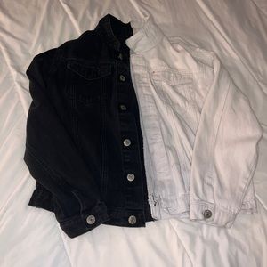 Black and White (Split at Middle) Jacket - Medium Fit
